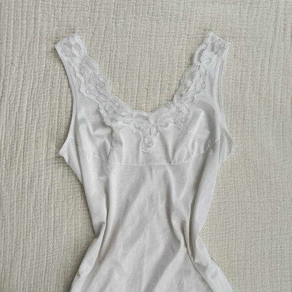 infidelle Other - 3/$30 💘 vintage white lace trim lingerie chemise slip dress nightgown